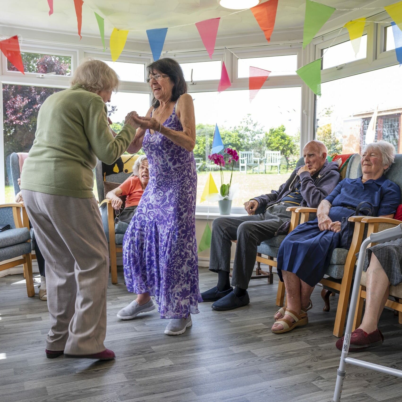 Care Services for the Elderly: Our Residents Dancing