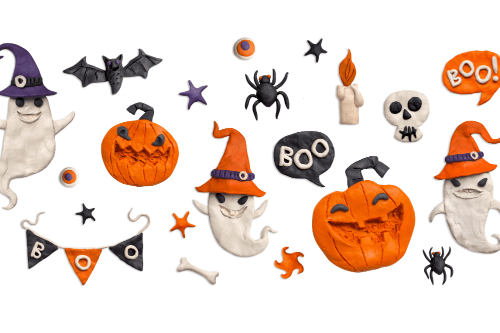 Halloween Clay Making