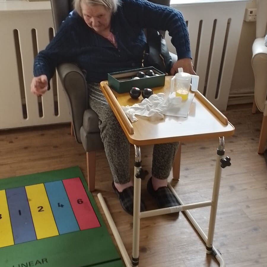 Gabriel Court Care Home Brings Joy Indoors with Carpet Bowls