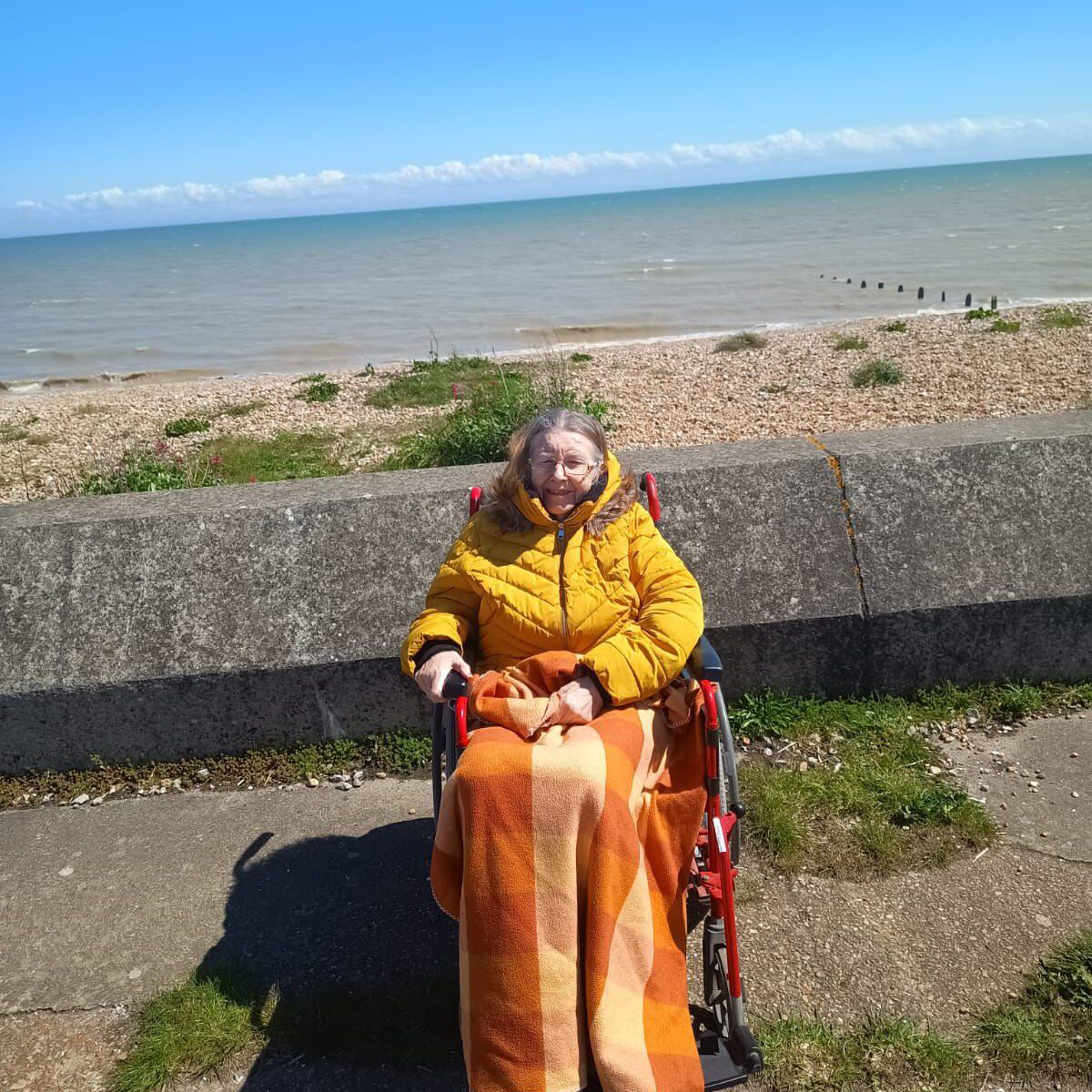 Fairways Care Home Enjoys a Seaside Stroll in New Romney