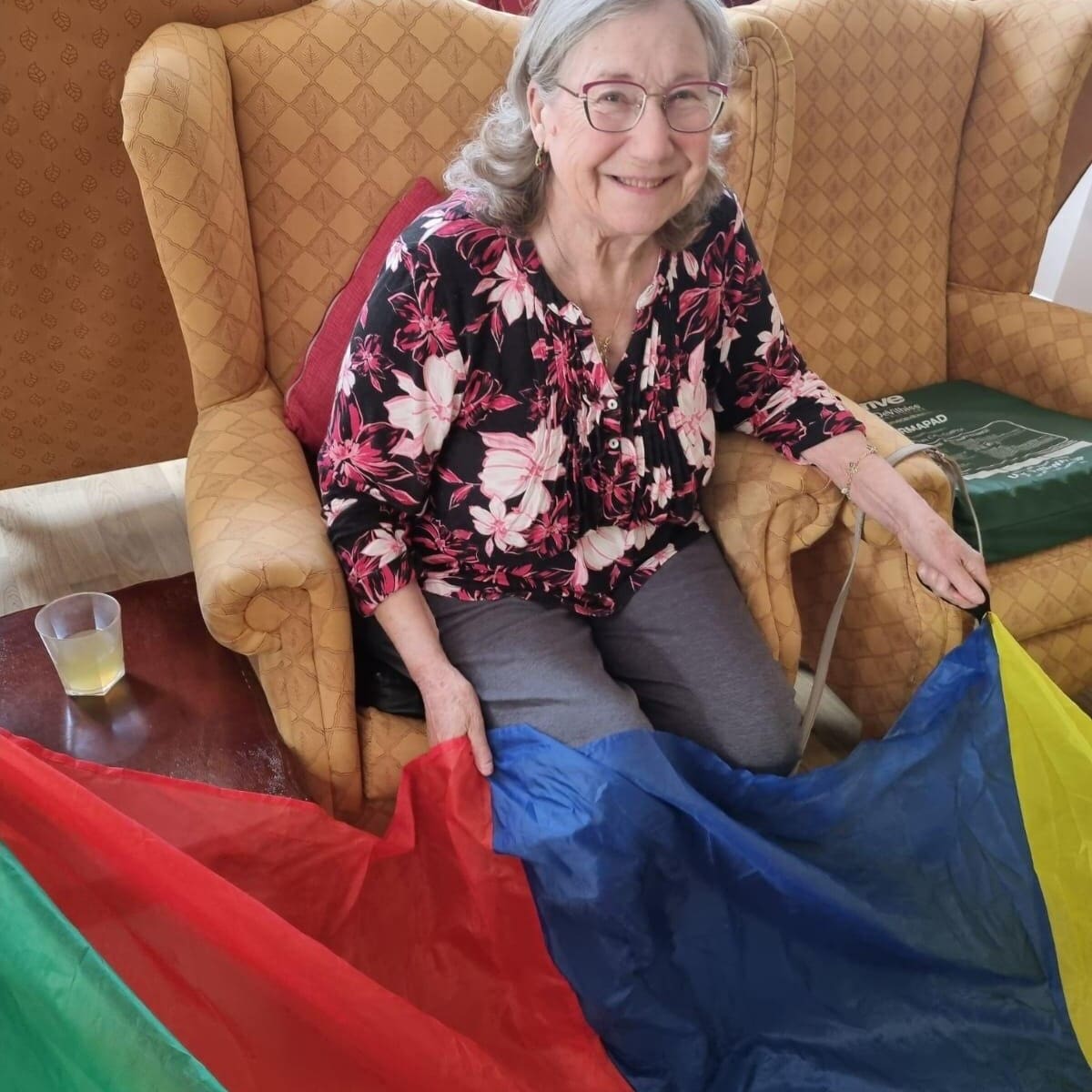 The Old Rectory Care Home Embraces Teamwork with Enthralling Parachute Game