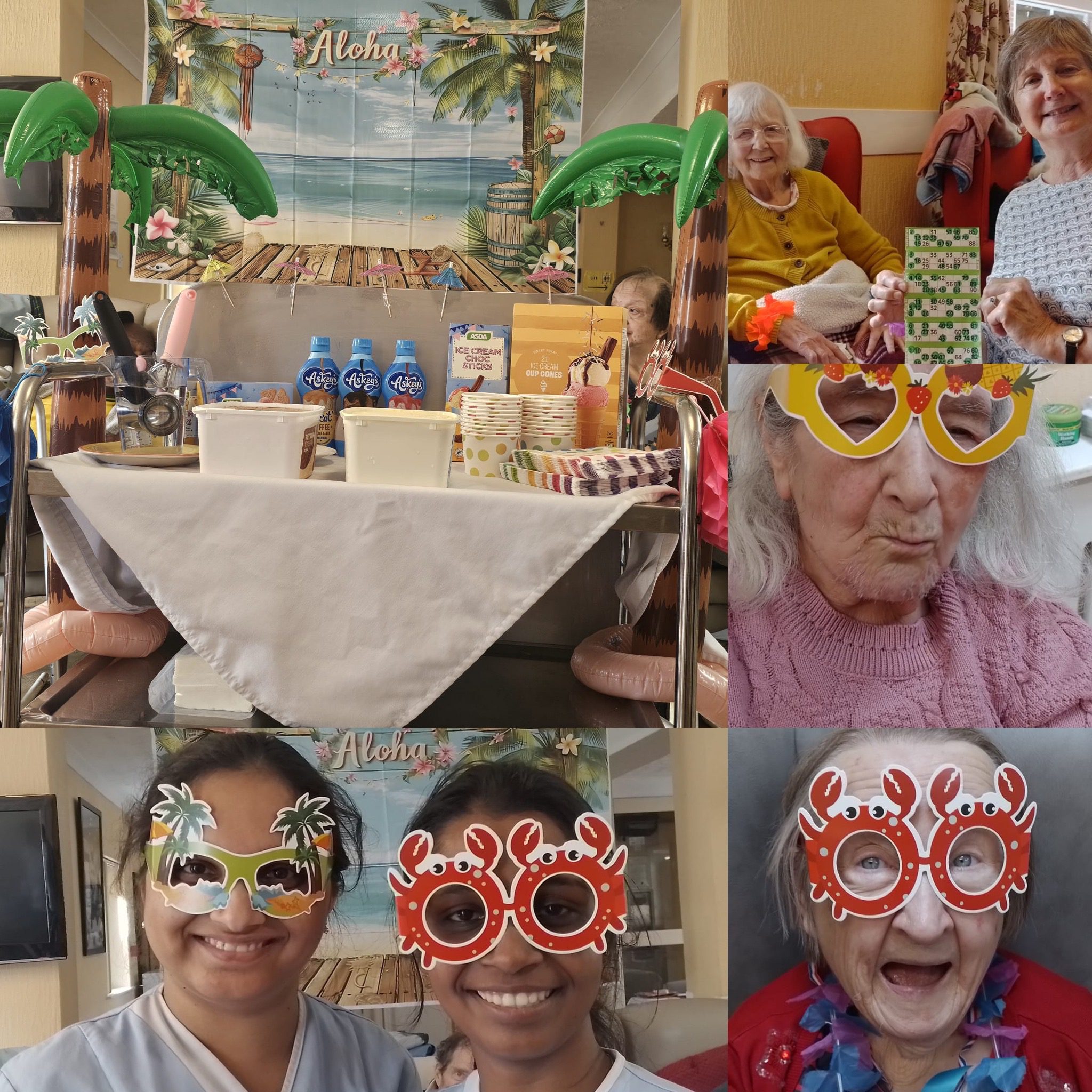 Kettering care home beach party