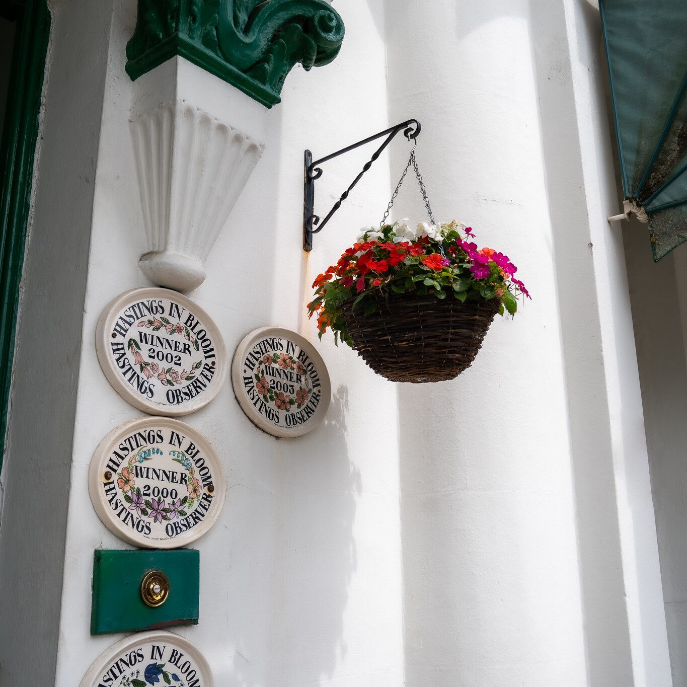 ACI | displaying our hanging baskets of flowers