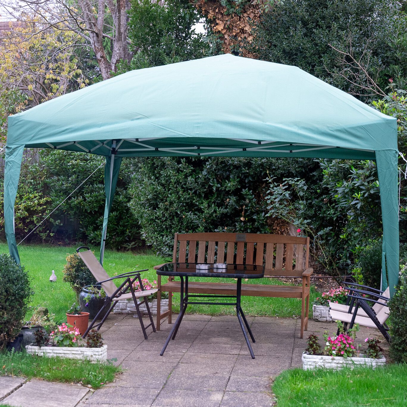 ACI | showing the outside gazebo places for outside activities